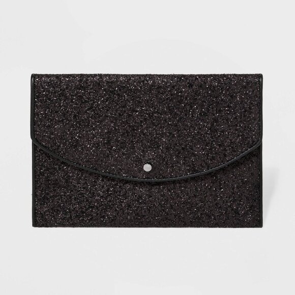 Magnetic Closure‎ Glitter Clutch - a New Day Black - Picture 2 of 2